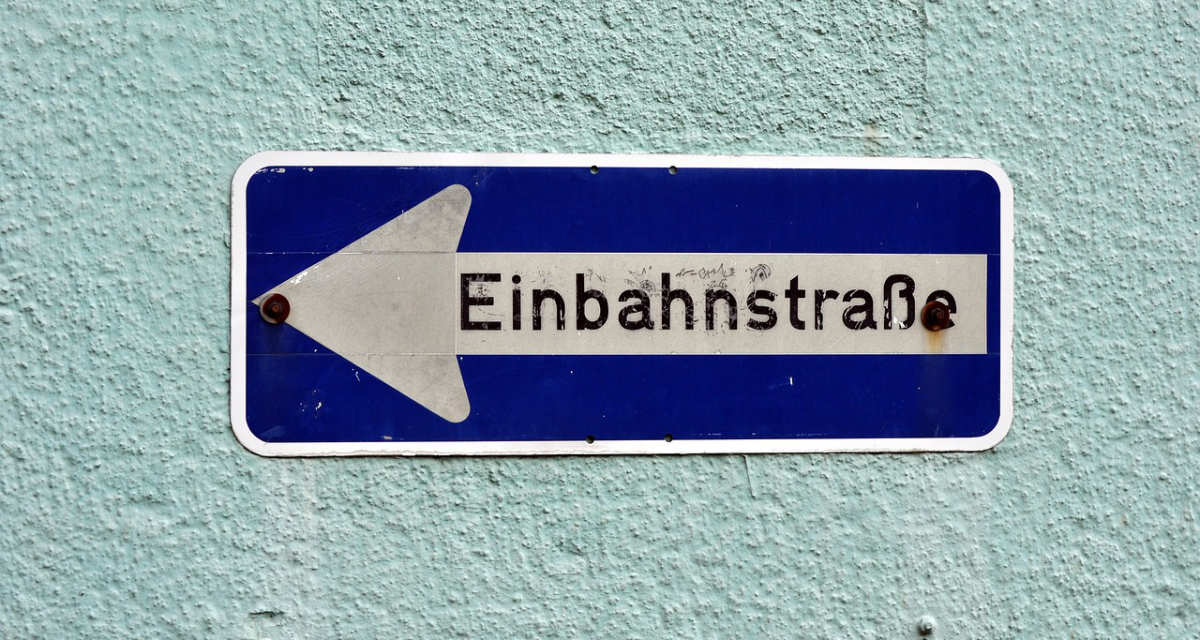 Einbahnstraße (Symbolfoto)