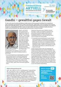 Abbildung -Handreichung Friedensbildung: Gandhi – gewaltfrei gegen Gewalt