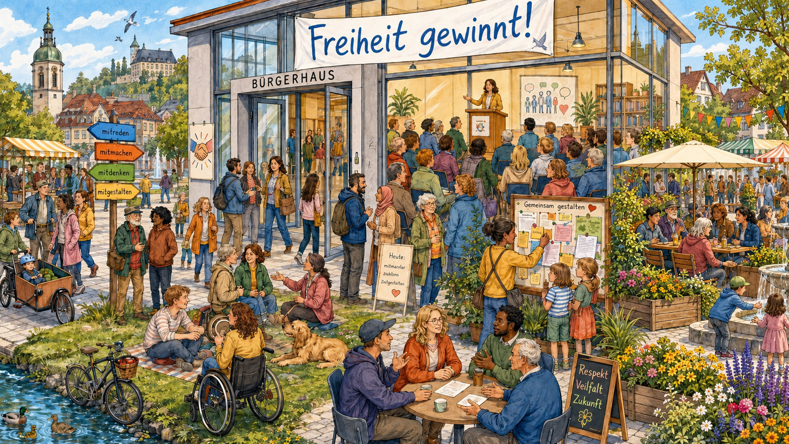 Freiheit gewinnt / Quelle: KI-generiert mit ChatGPTplus Freiheit gewinnt