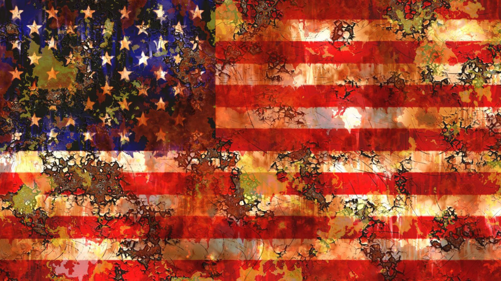 Amerikanische Flagge, Rostig / Quelle: Pixabay.com I Eden Moon Amerikanische Flagge, Rostig