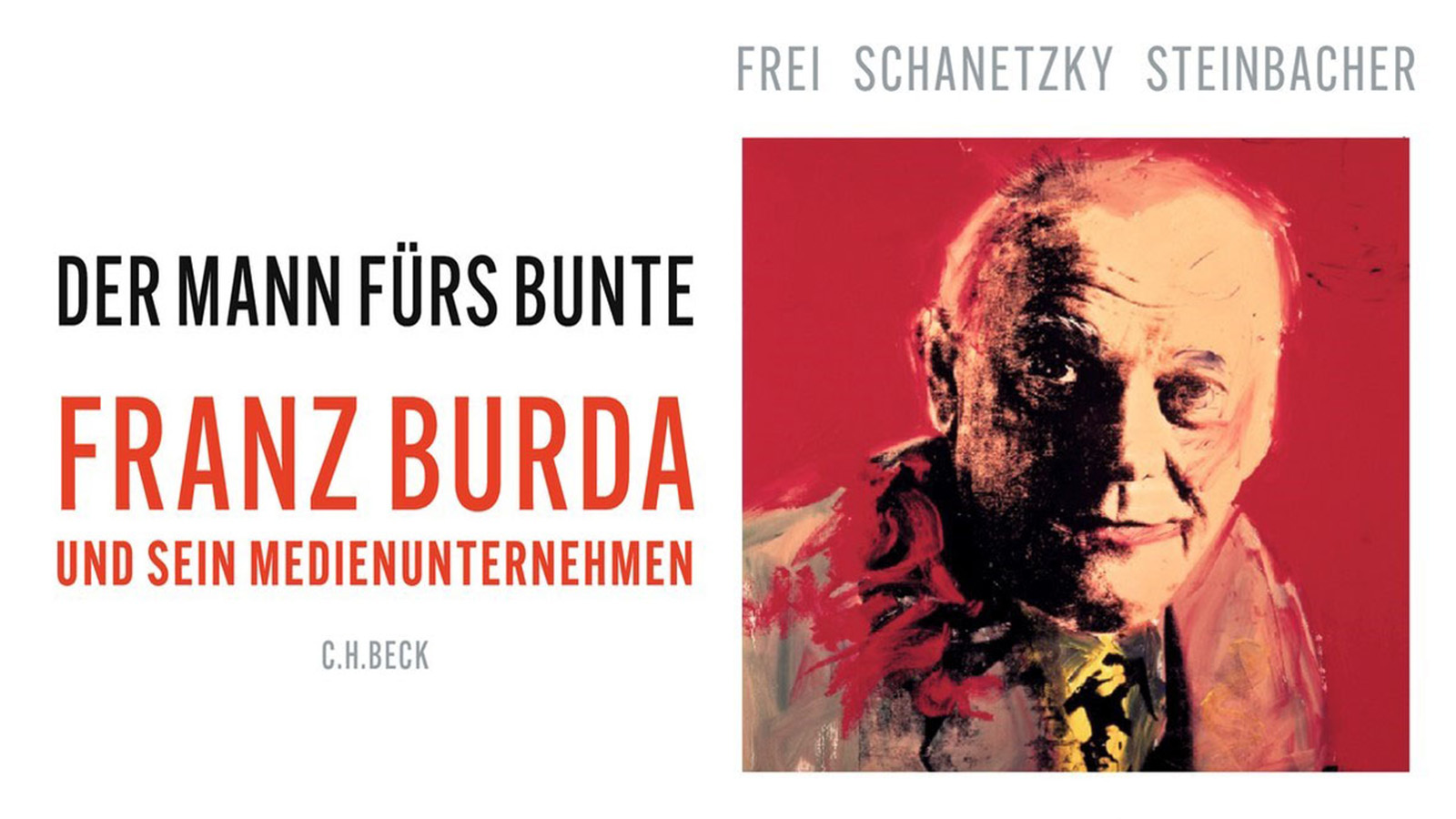 Buchcover "Der Mann fürs Bunte" / Quelle: Verlag C.H: Beck Buchcover "Der Mann fürs Bunte"